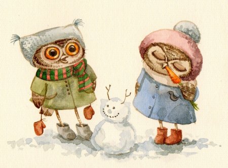 Совы художницы Инги Пальцер