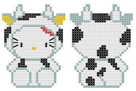 Схема вышивания крестиком BT 21