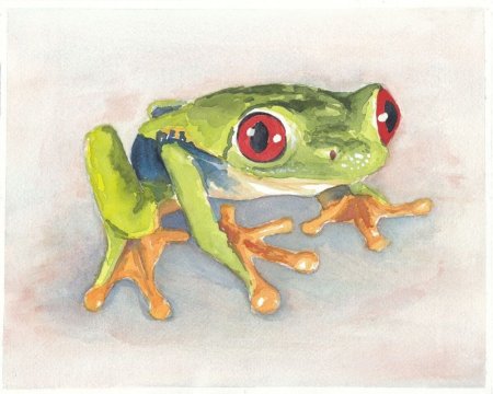 Милая жаба рисунок
