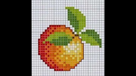 Фрукты крестиком маленькие