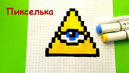 Рисунки по клеточкам какашка