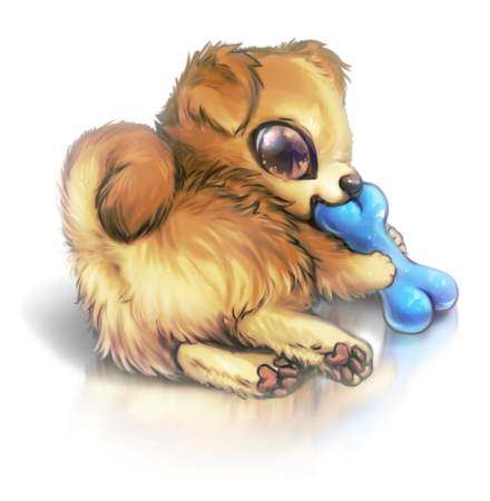 Милые собачки аниме