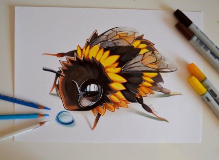 Рисование маркерами животных