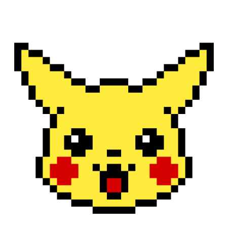 Пиксельный Пикачу