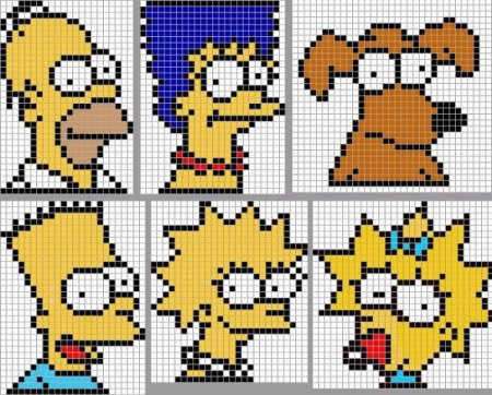 Симпсоны в клеточку