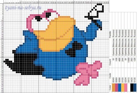 Вышивка крестом Карыч