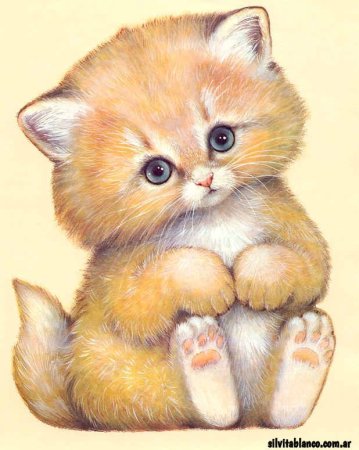 Котенок рисунок