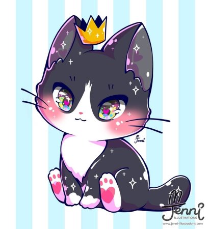 Котики арт