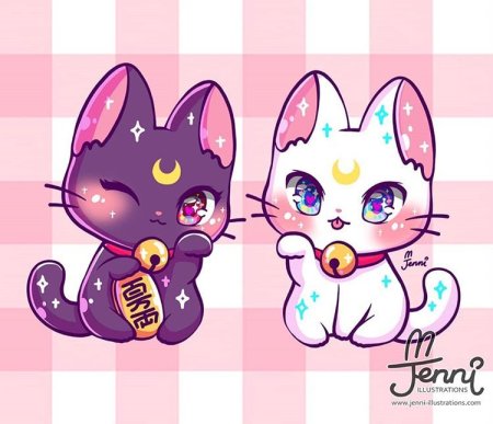 Рисунки милых котиков