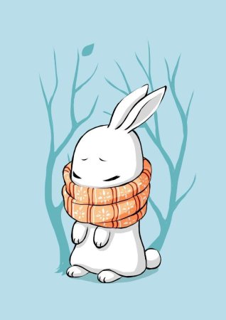 Рисунок кролика для срисовки