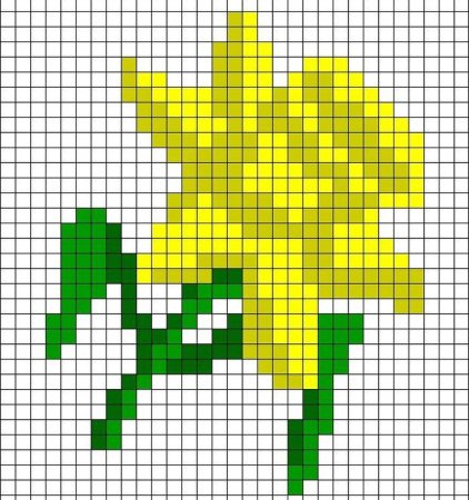 Вышивание крестиком цветочки