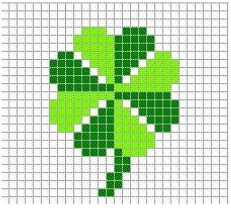 Вышивка крестом незабудки