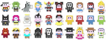 Фигурки из пикселей