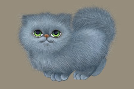 Рисунки пушистиков