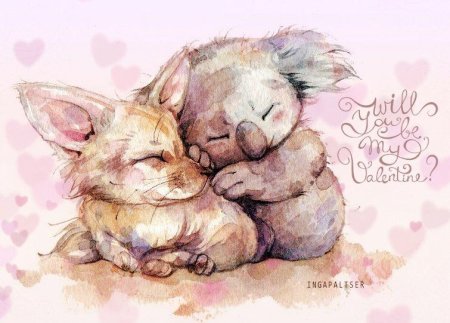 Мама лиса и Лисёнок