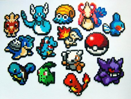 Пиксель арт покемоны