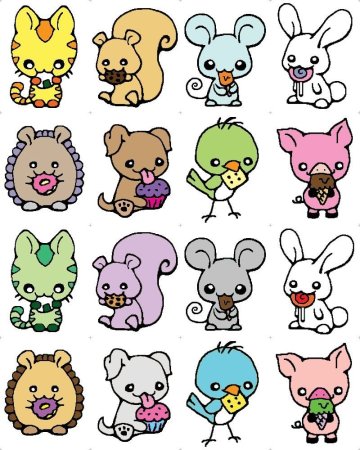 Раскраски для срисовки котики