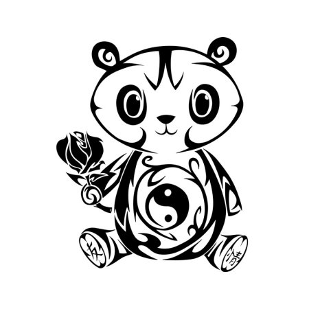 Стилизованная Панда