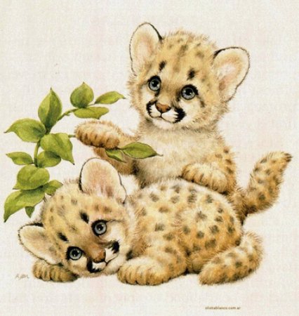 Акварельные зверюшки