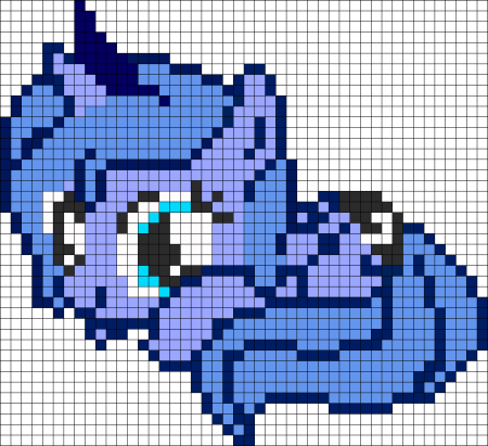 Пони по клеточкам