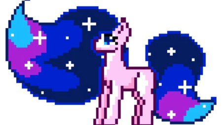 Единороги по клеточкам легкие