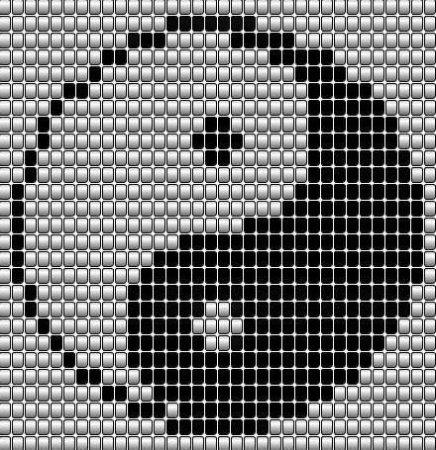 Вышивка крестом Инь-Янь схемы