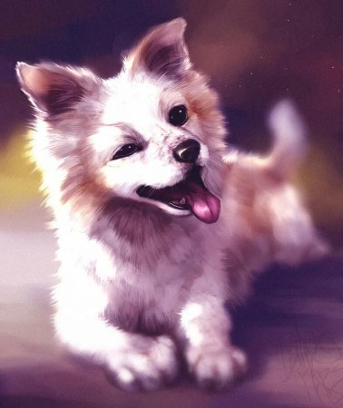 Милые собачки арт