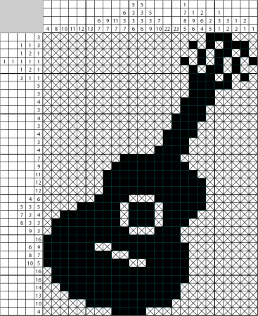 Рисунки по клеточкам черно белые