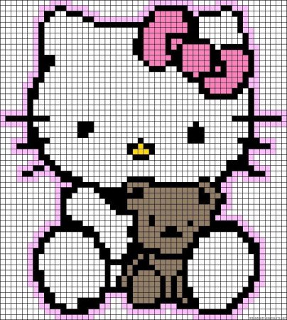 Хеллоу Китти в клетку