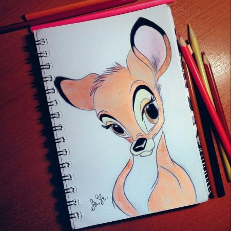 Рисунки в скетчбук животные