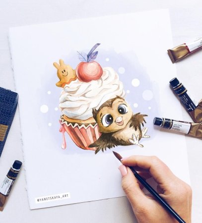 Милые рисунки для скетчбука