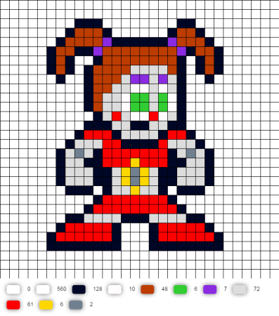 Рисование по клеткам игрушки
