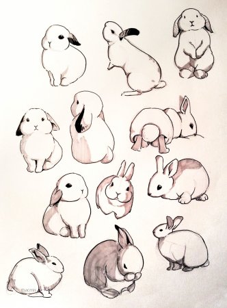 Идеи для рисунков животных легко и красиво
