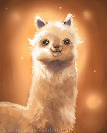 Лама альпака аниме