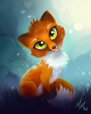 Мультяшные лисы