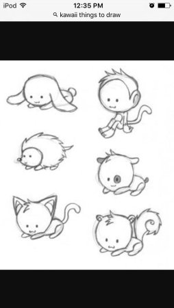 Рисунок щенка легкий