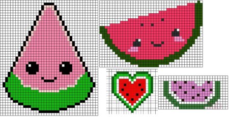 Рисунки по клеткам лёгкие