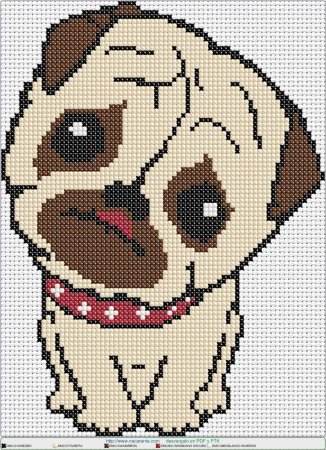 Рисование по клеткам собачек