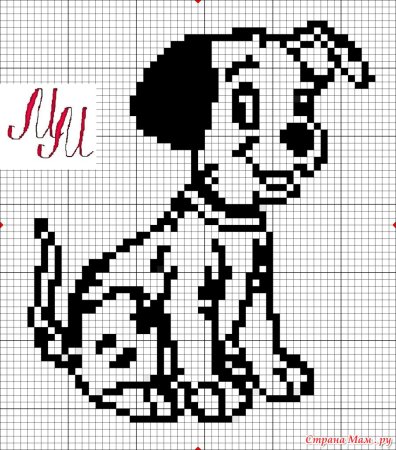 Монохромная вышивка детская