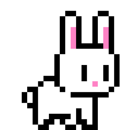 Пиксельный кролик