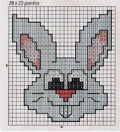 Схемы вышивки на вязаных изделиях для детей