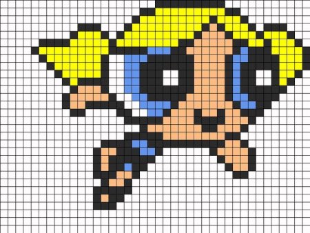 Рисунки супер мелкие по клеткам