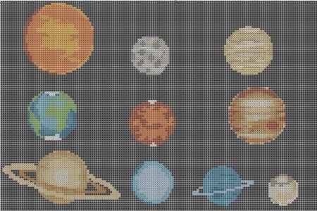 Вышивка планеты