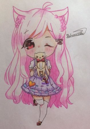 Рисунки в стиле Чиби