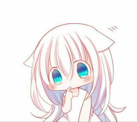 Аниме девушка Чиби