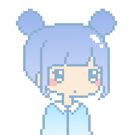 Пиксельная девочка
