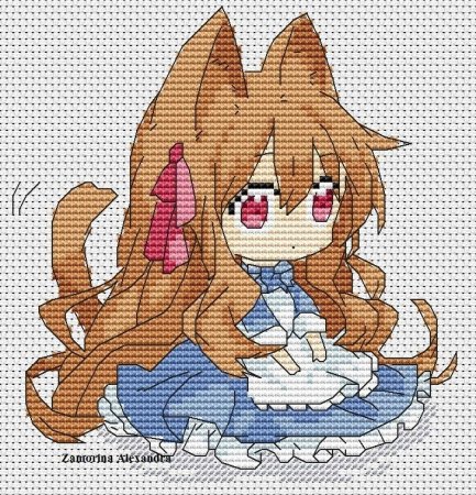 Вышивка аниме