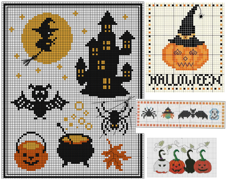 Вышивка к Хэллоуину