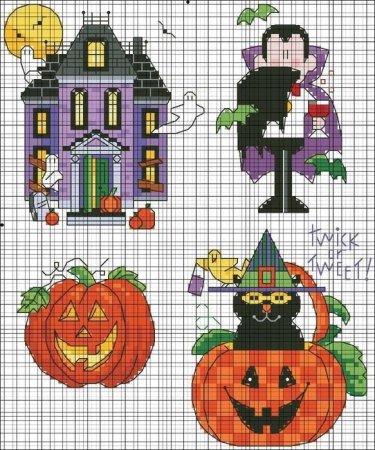 Вышивка Хэллоуин Dimensions