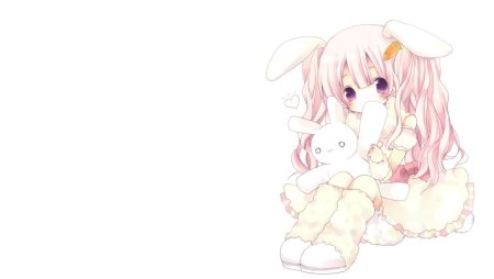 Аниме зайчик девушка